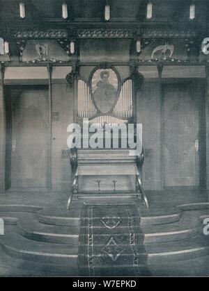 'Per le decorazioni di una sala musica da Fritz Erler', C1899. Artista: sconosciuto. Foto Stock