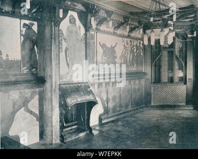 'Per le decorazioni di una sala musica da Fritz Erler', C1899. Artista: sconosciuto. Foto Stock