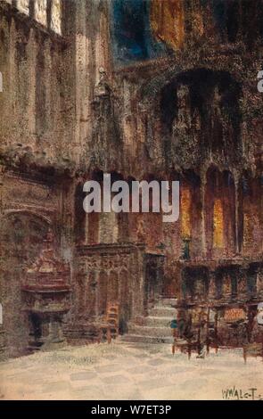 'Cappella di Enrico VII, Westminster Abbey', C1907. Creatore: William Walcot. Foto Stock