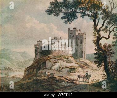 "Un vecchio castello', C1764. Artista: Paul Sandby. Foto Stock