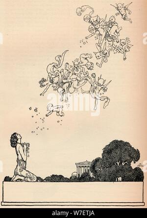 'Per metà a titolo A Midsummer Night's Dream", 1914. Artista: W Heath Robinson. Foto Stock