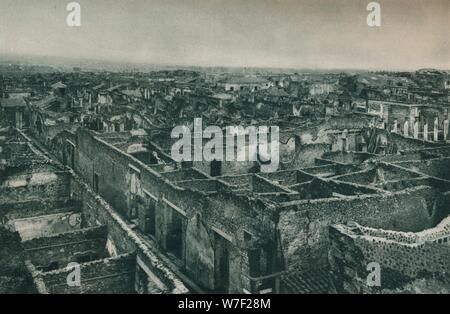 Pompei, Italia, 1927. Artista: Eugen Poppel. Foto Stock