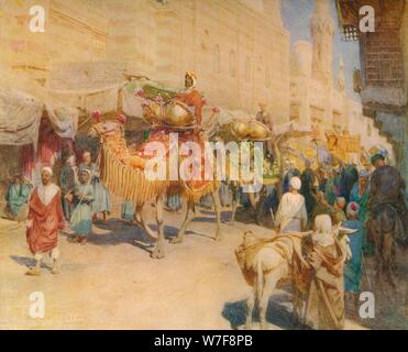 'Un arabo corteo nuziale', c1905, (1912). Artista: Walter Frederick Roofe Tyndale. Foto Stock