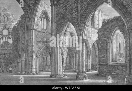 "Dal transetto sud', Tintern Abbey, c1885, (1897). Artista: Alexander Francesco Lydon. Foto Stock