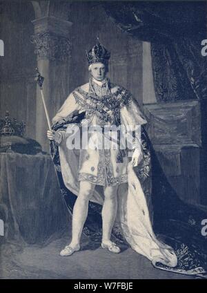 "Francesco I., Imperatore d'Austria", c1804, (1896). Artista: M Haider. Foto Stock