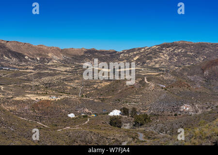 Lucainena de las Torres in Granada, Sierra Nevada, Spagna. Foto Stock