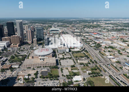 Vista aerea del 2014 di Houston, Texas Foto Stock