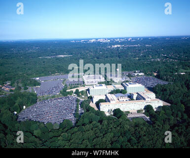 'Vista aerea della Central Intelligence Agency sede Langley, Virginia; ' Foto Stock