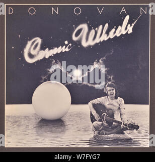 Donovan - copertina originale in vinile - Cosmic Wheels - 1994 Foto Stock