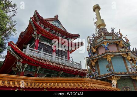 TAIPEI, Taiwan - 4 lug 2019- Vista di Taipei il Tempio di Confucio in Taipei, Taiwan. Foto Stock