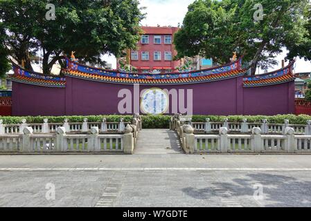 TAIPEI, Taiwan - 4 lug 2019- Vista di Taipei il Tempio di Confucio in Taipei, Taiwan. Foto Stock