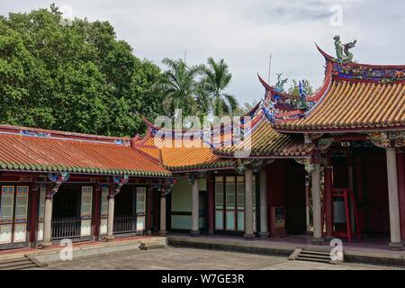 TAIPEI, Taiwan - 4 lug 2019- Vista di Taipei il Tempio di Confucio in Taipei, Taiwan. Foto Stock