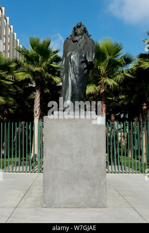 Auguste Rodin sculture sul motivo del Los Angeles County Museum in California Foto Stock
