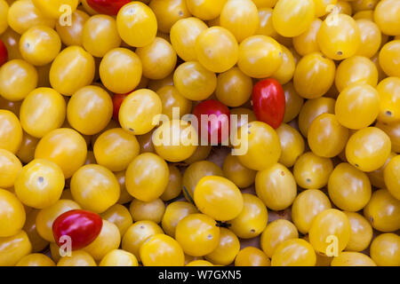 Verdure per la vendita presso la fattoria di Richmond Market in British Columbia Foto Stock