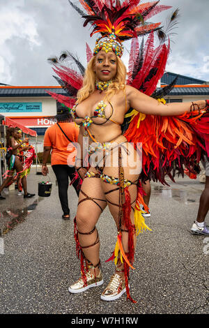 Giorno Kadooment in Barbados 2019 Foto Stock