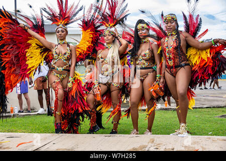 Giorno Kadooment in Barbados 2019 Foto Stock