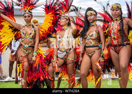 Giorno Kadooment in Barbados 2019 Foto Stock