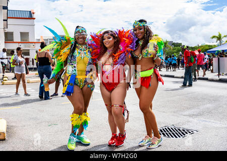 Giorno Kadooment in Barbados 2019 Foto Stock