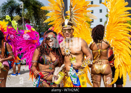 Giorno Kadooment in Barbados 2019 Foto Stock