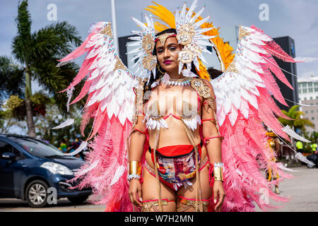 Giorno Kadooment in Barbados 2019 Foto Stock