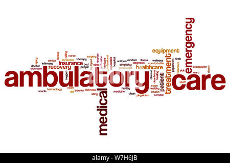 Ambulatorio di parola il concetto di cloud Foto Stock