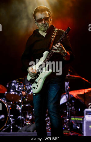 Luglio 4, 2019, Moapa Nevada, Buck Dharma del Blue Oyster Cult di scena a Moapa Event Center In Moapa, Nevada. Foto Stock