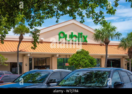 Publix Super mercato drogheria a Palm Springs, in Florida. (USA) Foto Stock