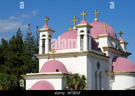 greco ortodosso 'Chiesa dei dodici Apostoli', chiamato anche 'Chiesa dei sette Apostoli', Israele Foto Stock