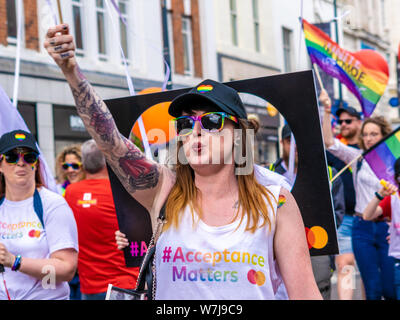 Leeds Pride celebrazioni 2019 Foto Stock