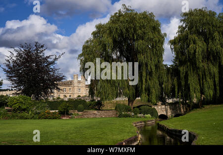 Una vista generale del Castello di Leeds nel Kent, che celebra il 900 anniversario quest'anno. Foto Stock