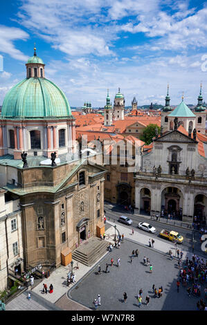 Praga Repubblica Ceca. San Francesco di Assisi chiesa Foto Stock