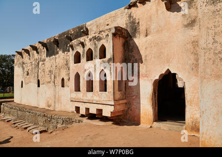 Queen e bagno, Hampi, UNESCO sito heritge, Karnataka, India Foto Stock