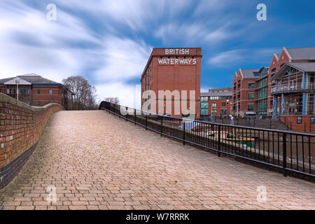 British Waterways edificio sul canale di Nottingham Foto Stock