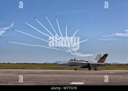 Snowbirds RCAF Boundary Bay BC Foto Stock