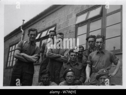 517 LAA TA reale artiglieria sul campo annuale di addestramento 1955 Foto Stock