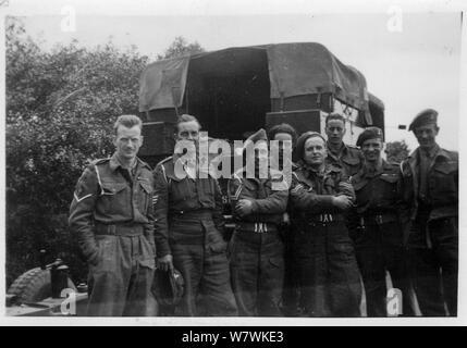 517 LAA TA reale artiglieria sul campo annuale di addestramento 1955 Foto Stock