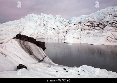 Matanuska Glacier, Alaska, Stati Uniti d'America. Giugno 2013. Foto Stock