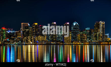 San Diego Pano Harbour Island Foto Stock