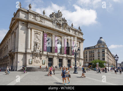 Lille, Francia - 20 luglio, 2013. Opera de Lille, l'Opera House sulla Place de Teatro, Lille, Francia Foto Stock