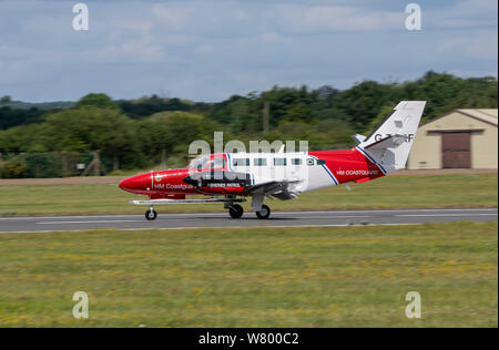I guardacoste Reims Cessna F406 nella partecipazione al RIAT 2019 Foto Stock