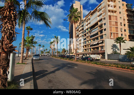 Beirut, Libano - 30 dic 2017. Il lungomare di Beirut, Libano Foto Stock