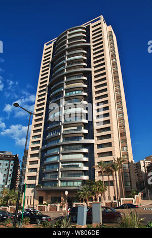 Beirut, Libano - 30 dic 2017. La casa sul lungomare di Beirut, Libano Foto Stock