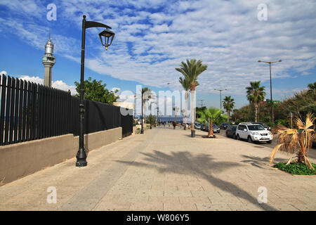 Beirut, Libano - 30 dic 2017. Il lungomare di Beirut, Libano Foto Stock