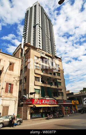 Beirut, Libano - 30 dic 2017. L'edificio nella città di Beirut, Libano Foto Stock