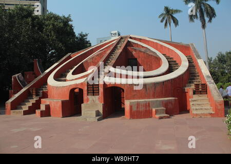 Jantar Mantar astronomia, New Delhi Foto Stock