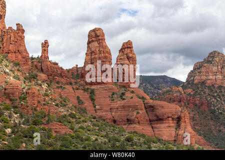 Paesaggio in Sedona, in Arizona, Stati Uniti Foto Stock