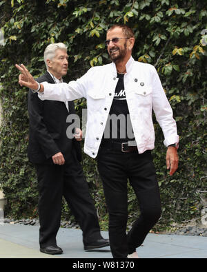 Ringo Starr undicesima edizione di pace e di amore celebrazione di compleanno a Capitol Records in Hollywood, la California il 7 luglio 2019 con: Ringo Starr dove: Los Angeles, California, Stati Uniti quando: 07 lug 2019 Credit: Sheri Determan/WENN.com Foto Stock