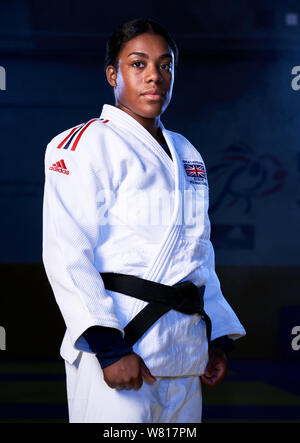 Team GB di Nekoda Smythe-Davis durante il Judo Campionati del Mondo team annuncio e media day all'BJA Centro di Eccellenza, Walsall. Foto Stock