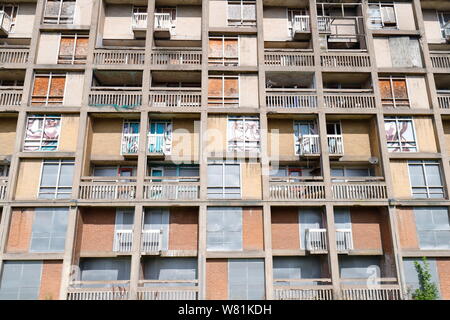 Il rinnovo di Park Hill appartamenti in Sheffield,South Yorkshire. Foto Stock