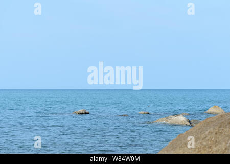 Bellissima vista mare dall' isola di Koh Samui, Thailandia Foto Stock